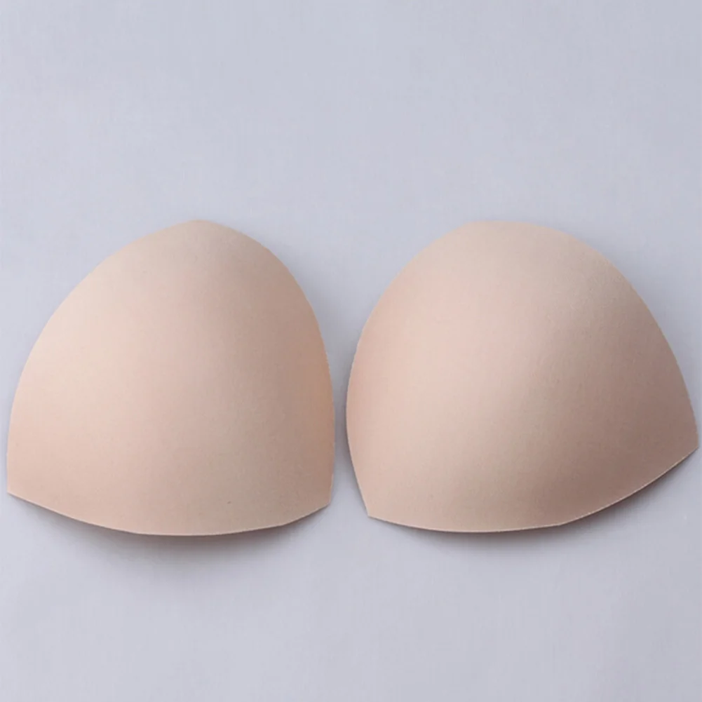 Women Sponge Chest Bikini Swimsuit Bra Insert Pads Female Push Up Breast Enhancer Underwear Removeable | Женская одежда