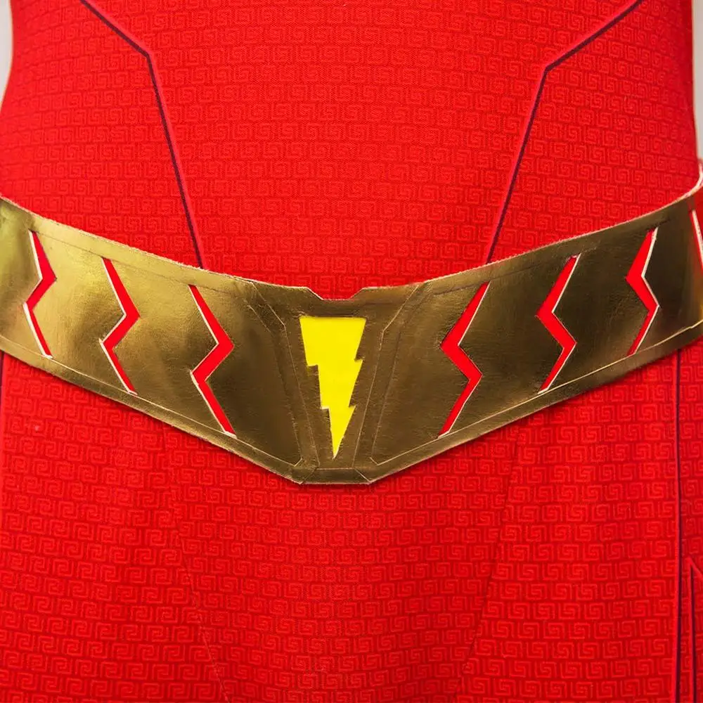 

Cosplay Captain Billy Batson Cosplay Costume LED Light-up Jumpsuit Outfit Adult Men Halloween Carnival Costumes