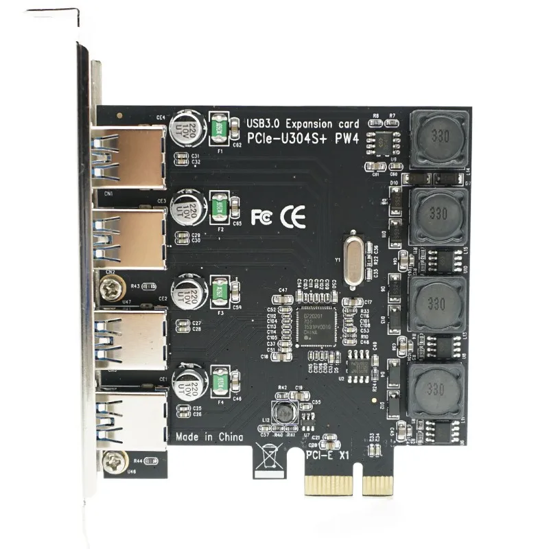 PCI Express 4 USB 3.0 Card PCI-e to External 4-Port USB3.0 Convertor NEC | Компьютеры и офис