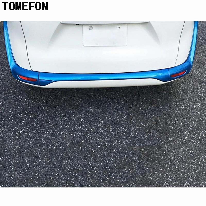3 шт. накладка на задний бампер для Toyota Sienta 2016 2017 второго поколения XP170 ABS Chrome