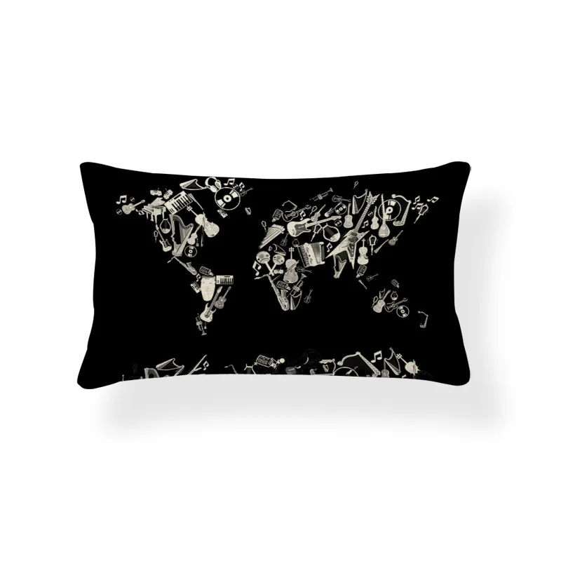 Геометрическая Подушка с изображением дерева наволочки из фольги синяя подушка