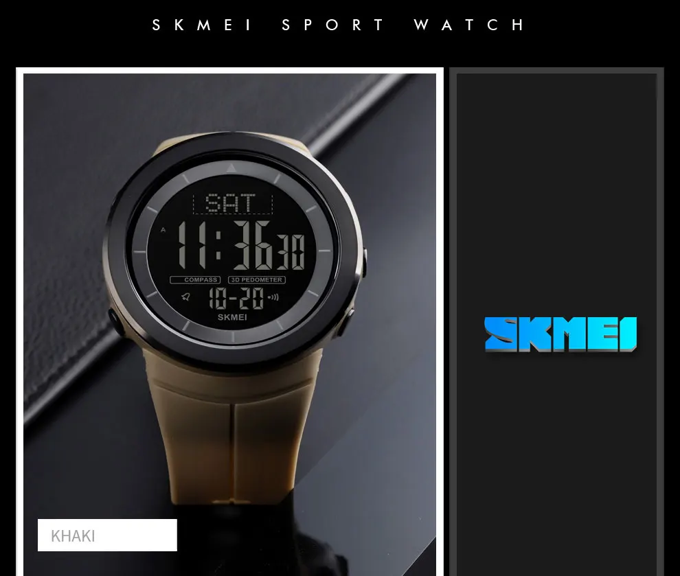SKMEI 1403 спортивные часы мужские цифровые наручные часы уличные компас шагомер калории 50 м водонепроницаемые часы Relogio Masculino
