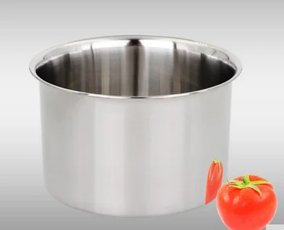 18cm without lid Уплотненный соусник из нержавеющей стали с ароматом тушеного соуса с крышкой, банка для молока, чая, крема - Цвет: 18cm without lid