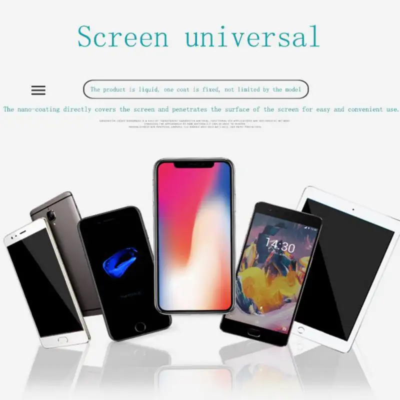 Newest Screen Protector NANO-Liquid Phones 3D Invisible Touch LCD Coating 5ml Technology Liquid |