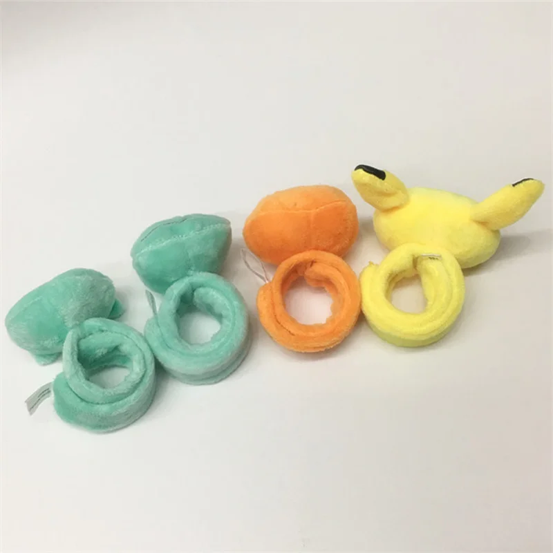 TOMY Pokemon Pikachu плюшевые Дженни черепаха защелкивающееся кольцо на запястье милые