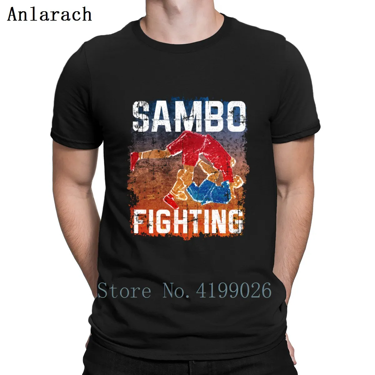 Sambo Боец ММА боевые искусства подарок футболка дышащая Фитнес характер Kawaii евро