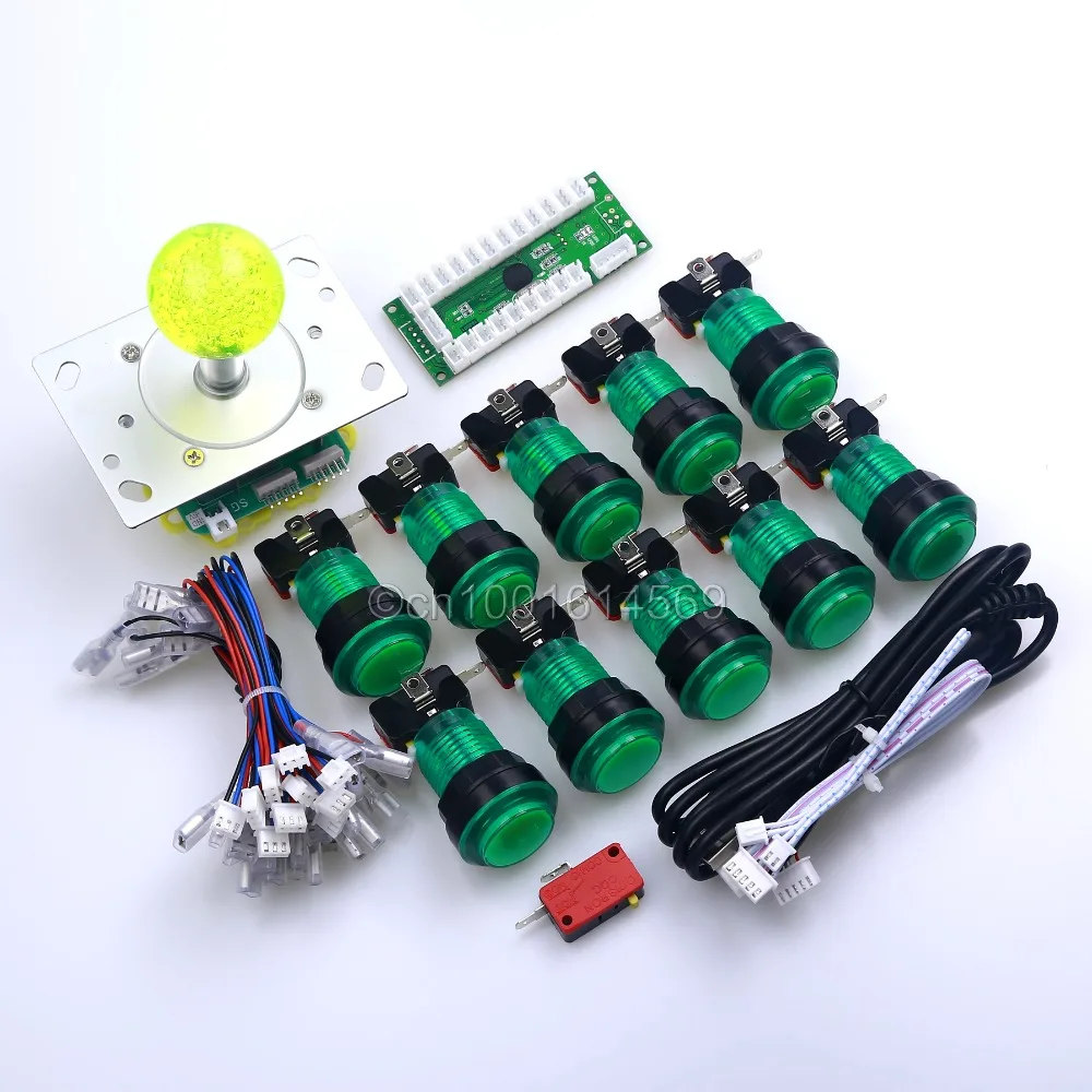 Светодиодная аркадная игра с нулевой задержкой детали сделай сам USB PC для