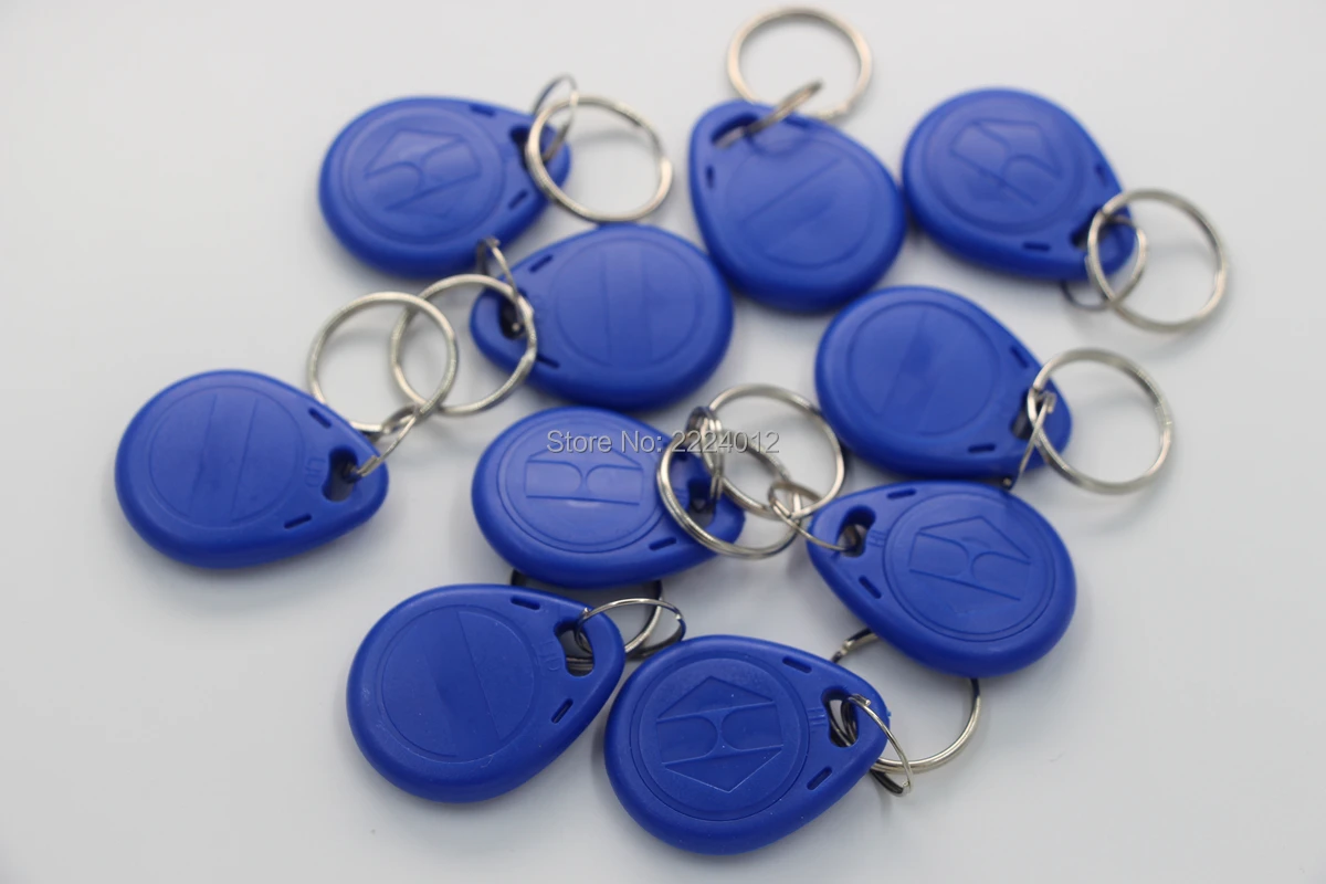 10 Pcs/lot EM4305 T5577 Copy Rewritable Writable Rewrite keyfobs RFID Tag Key Ring Card 125KHZ Proximity Token Badge Duplicate |
