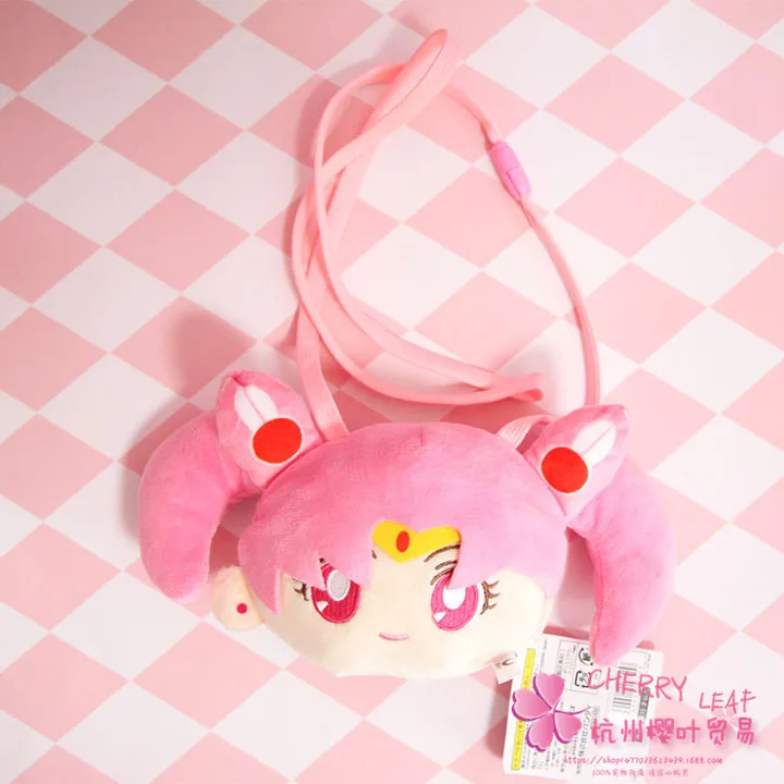 IVYYE 14 см Sailor Moon Fashion аниме, плюшевая сумка на плечо, мягкая сумка с картинкой, Повседневная сумка, мягкие игрушки, сумка для телефона для девочек, новинка