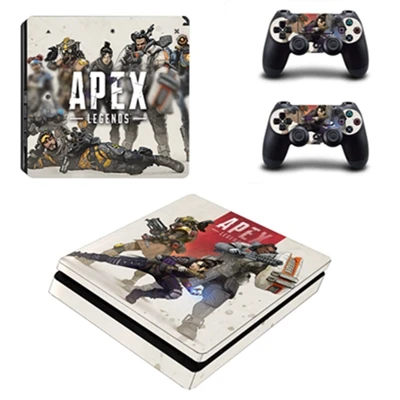 YSP4S-3305 Новинка, Аниме игра Apex Legends, наклейка на кожу для playstation 4, тонкий контроллер, Игровая приставка, 4 тонкие виниловые наклейки - Цвет: YSP4S-3305