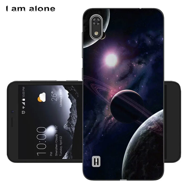 Чехлы для телефонов I am alone для zte Blade A530, 5,45 дюйма, мягкие чехлы из ТПУ для мобильных телефонов с мультяшным принтом для zte Blade A530, сумки
