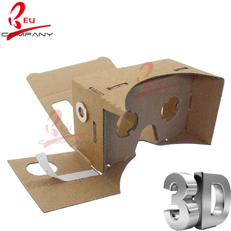 Набор Гугл Кардбоард (Виртуальная реальность) с линзами 25мм двояковыпуклые