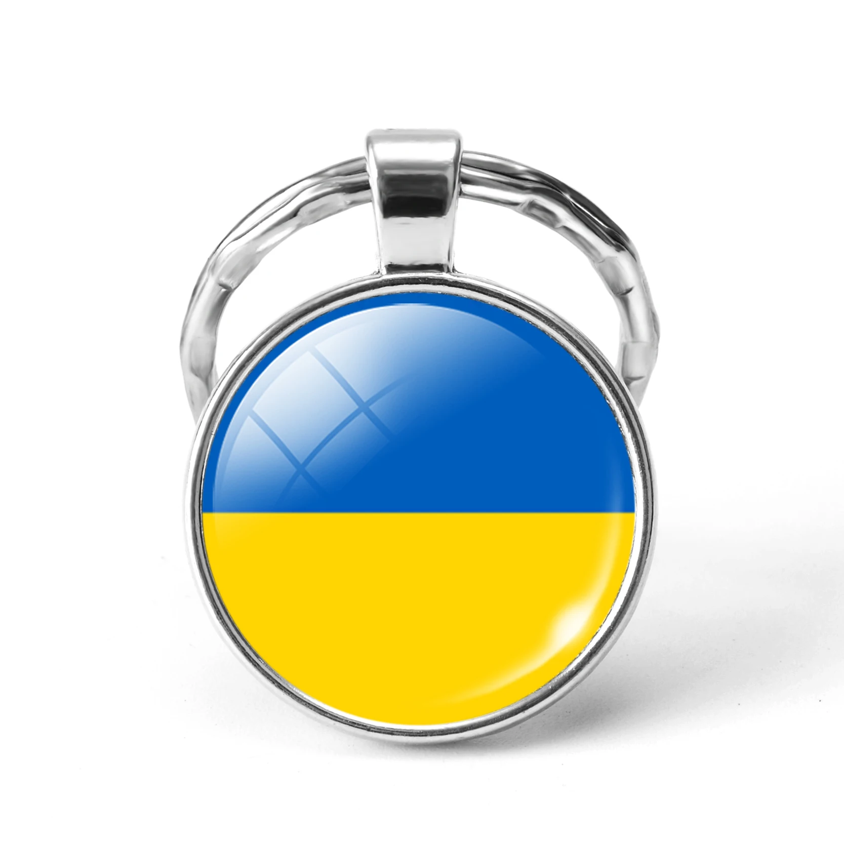 Новейшие металлические наушники Футбол Мировой Кубок брелок Украина/Испания/Израиль/Соединенное Королевство Национальный флаг Стекло брелок с кабошоном