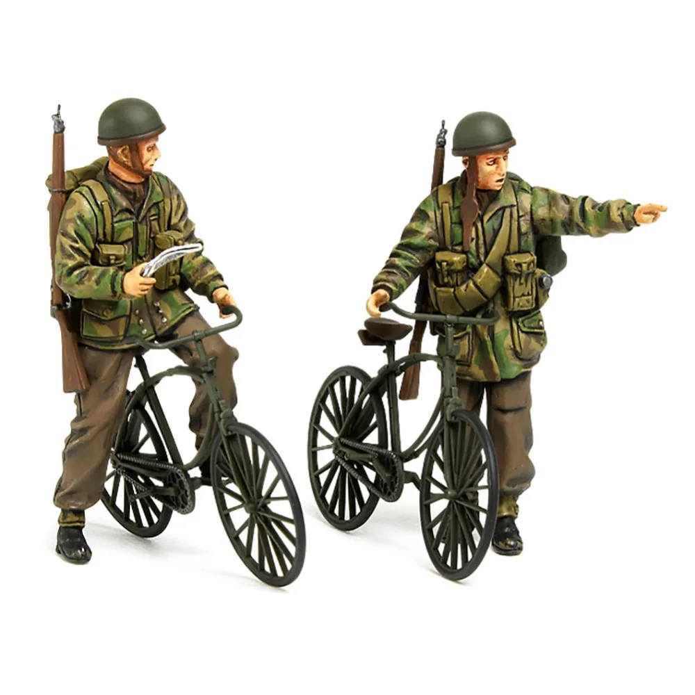 Набор для сборки велосипедов и мотоциклистов OHS Tamiya 35333 1/35|british paratrooper|model building