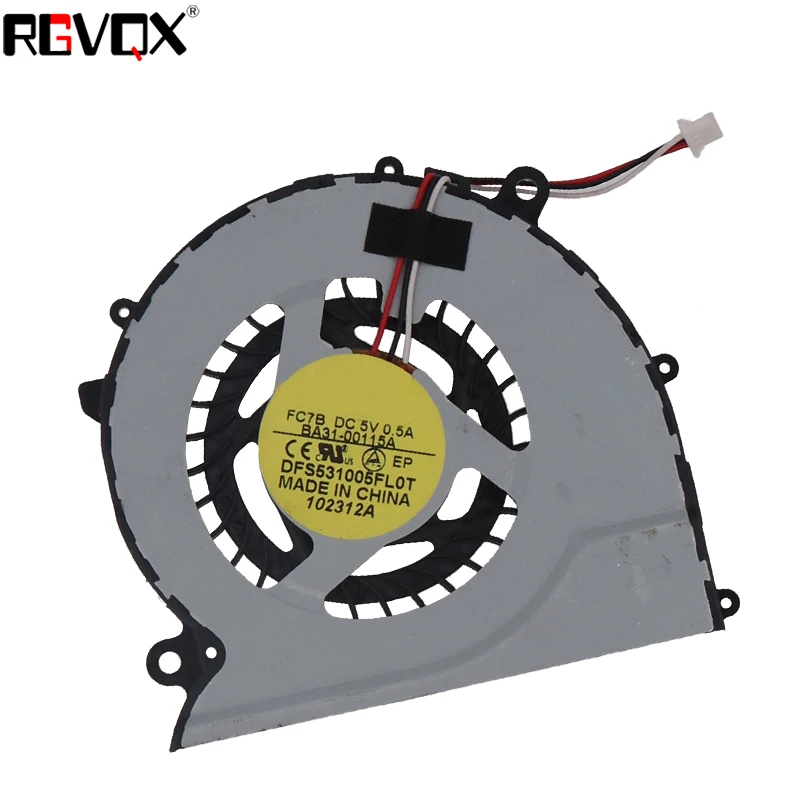 

New Laptop Cooling Fan for Samsung NP450R5U NP455R4J NP455R5V NP470R5E NP510R5E Original PN: DFS531005FL0T CPU Cooler/Radiator
