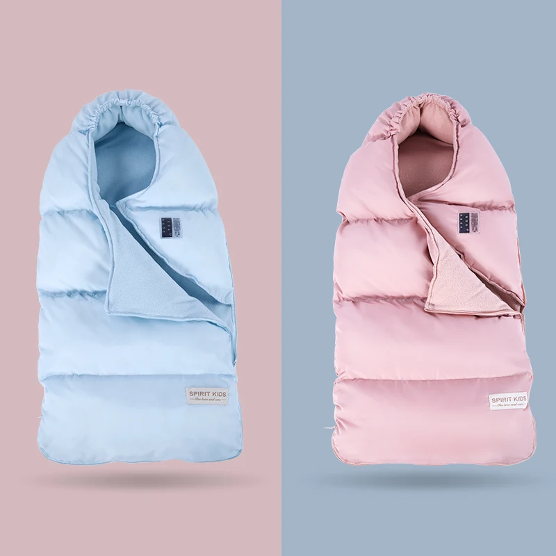 Спальный мешок SPIRITKIDS для малышей толстый зимний спальный визуальная температура