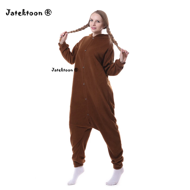 Коричневый Pe do медведь милый медвежонок Pedobear мягкие пижамы Аниме Косплэй костюм