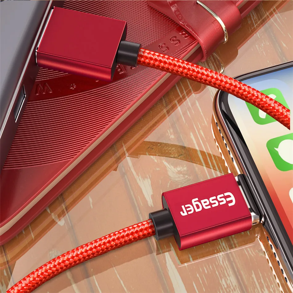 Магнитный кабель Essager Micro USB для Xiaomi Mi9 samsung S10 9 8 type C магнитное зарядное устройство USB адаптер type C кабели для мобильных телефонов