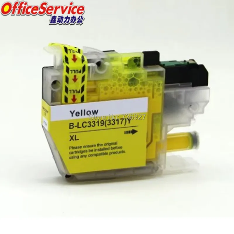 1 черный LC3319 LC3317 LC3319XL Совместимый картридж для брата MFC-J5330DW J5730DW J6530DW MFC-J6730DW MFC-J6930DW