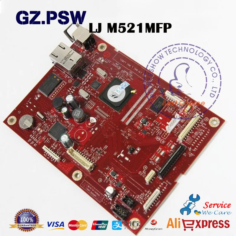 Форматор материнская плата логическая плата A8P80-60001 для hp M521 Laserjet Pro MFP M521DN M521 M521DW