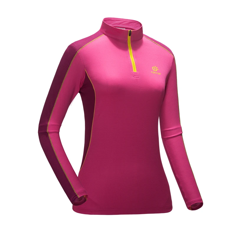 Tectop весна осень Открытый спортивный Быстрый Сухой Женщины с длинным рукавом
