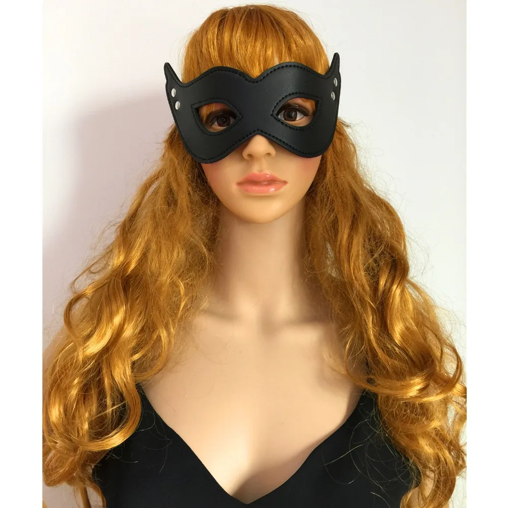 Пикантная маска на глаза из искусственной кожи Венецианский Бал-маскарад