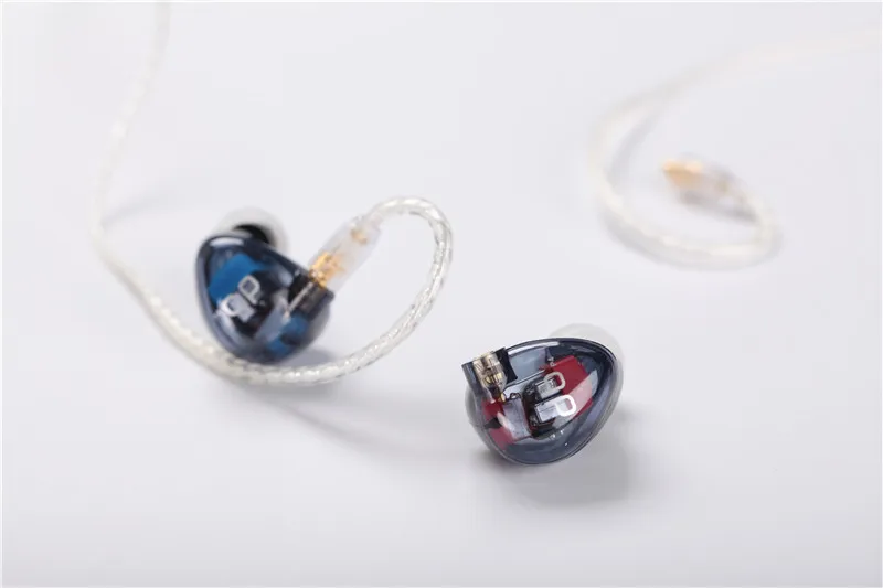 AUDBOS P4 в ухо наушник 4BA привод 4 уравновешенного якоря Hi-Fi наушники вкладыши контрольные наушники со съемным кабель MMCX