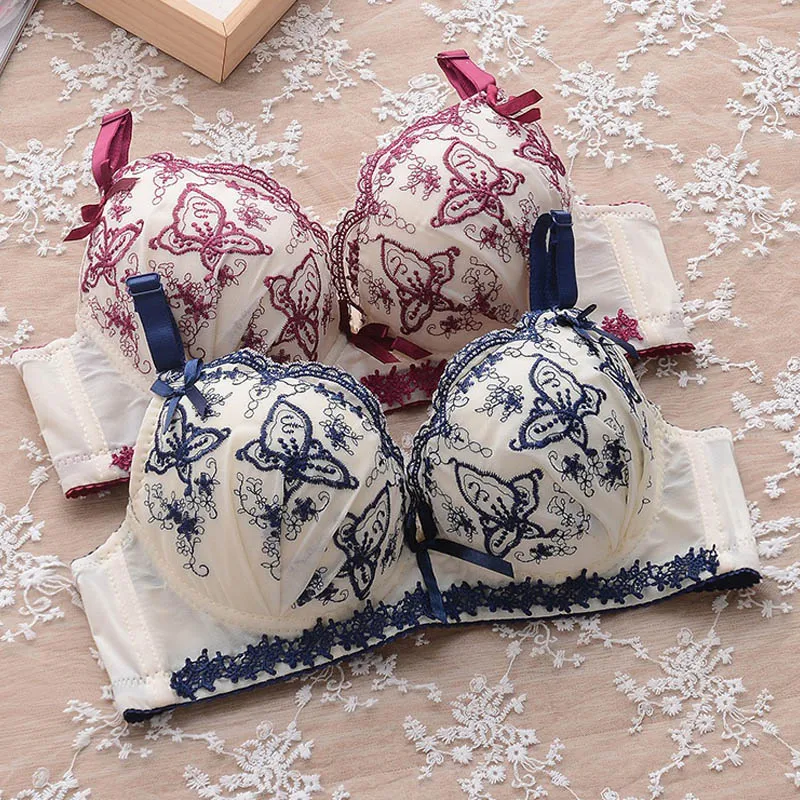 Летний Тонкий Японский милый комплект нижнего белья для студенток Женский