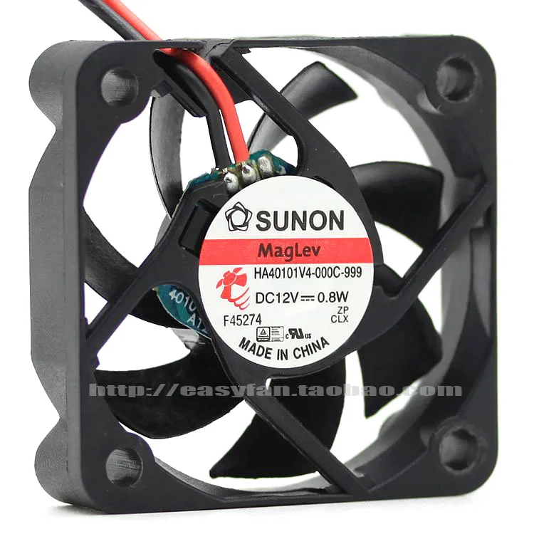 Новый SUNON 4 см 12V 0,8 W HA40101V4-000C-999 ветротурбина была разработана тишина Вентилятор охлаждения