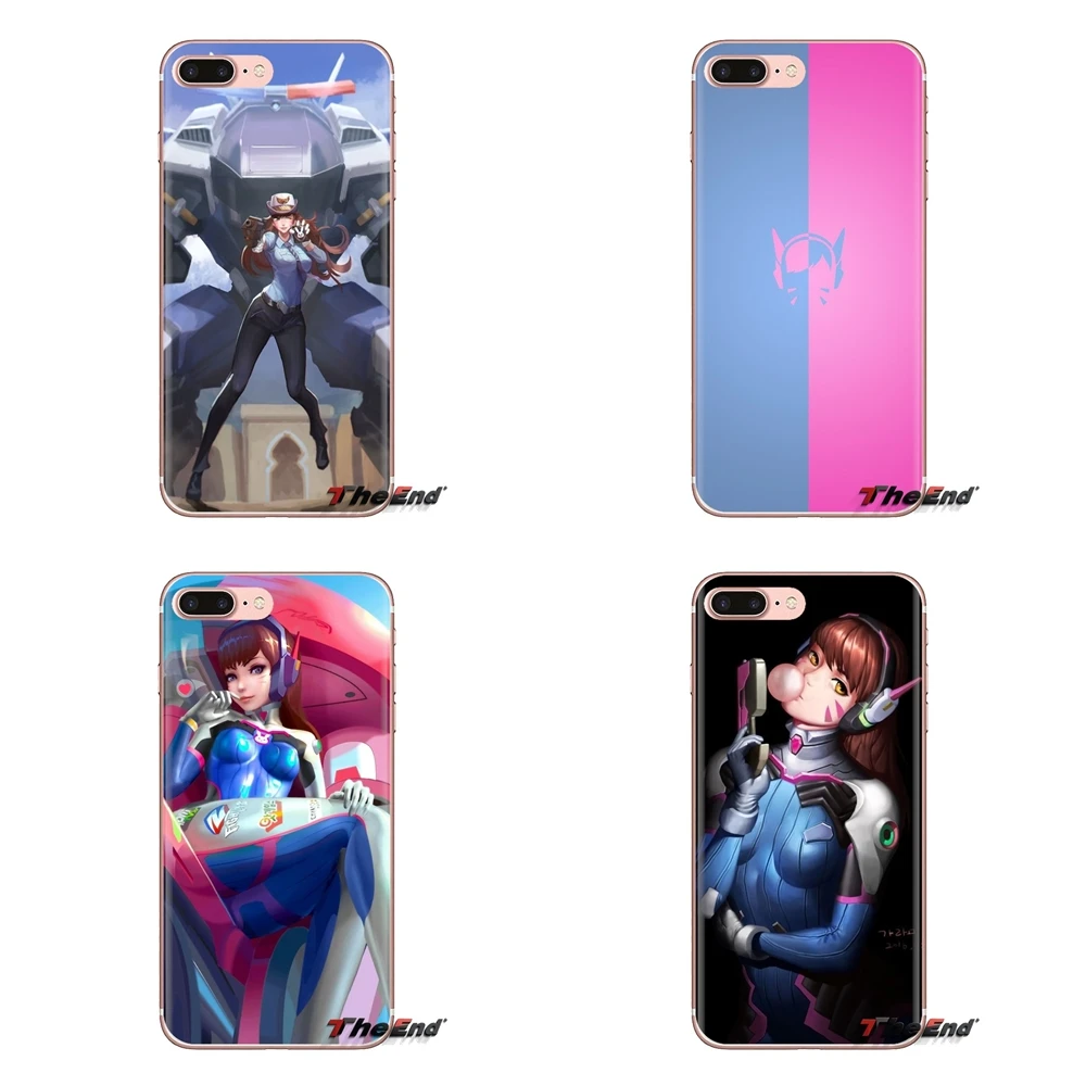 Silicone Shell Cases For LG G3 G4 Mini G5 G6 G7 Q6 Q7 Q8 Q9 V10 V20 V30 X Power 2 3 K10 K4 K8 2017 artwork Beanie bubblegum D.Va |