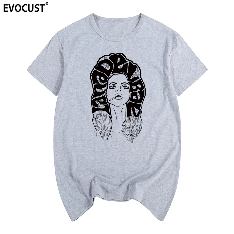 

New Fashion Funny Lana Del Rey Summer print T-shirt Cotton Men T shirt New women TEE