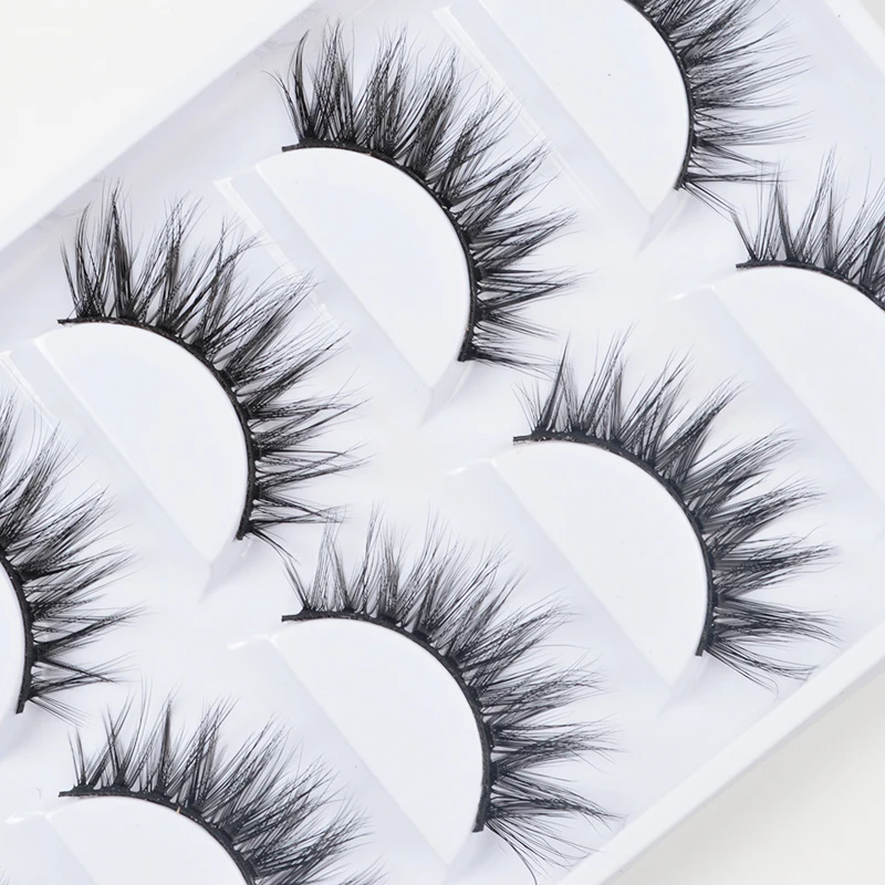 

NEW 5 pairs mink eyelashes false lashes mink 3d fake eyelash extension make up cilios natural long cruelty free lash