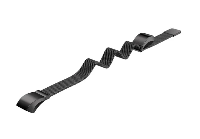 Black Миланские браслеты из нержавеющей стали, сменный ремешок для Fitbit, фитнес, Alta HR, браслет, ремешки для Fit bit Smart Alta Ace - Цвет: Black