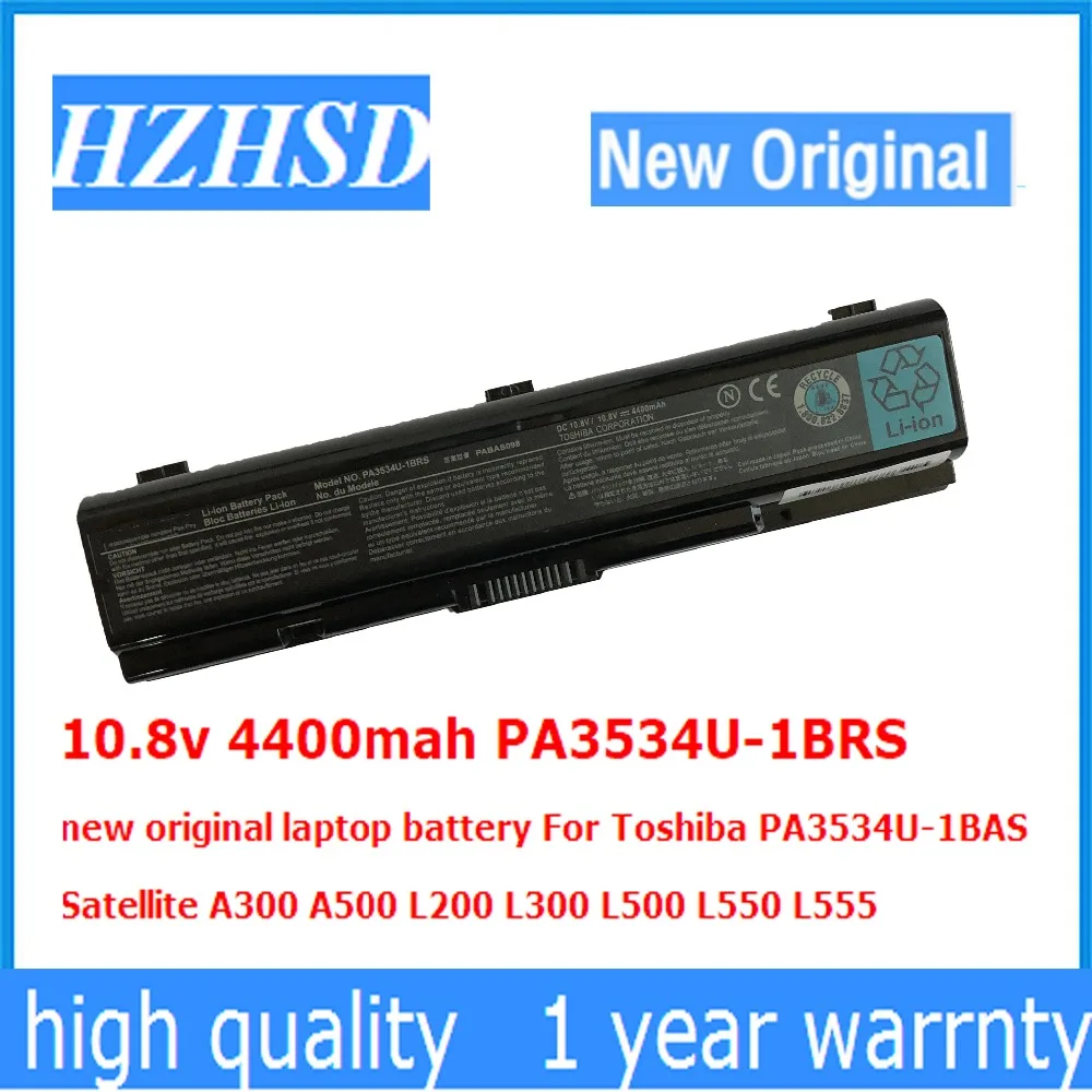 

10.8v 4400mah PA3534U-1BRS new original laptop battery For Toshiba PA3534U-1BAS Satellite A300 A500 L200 L300 L500 L550 L555