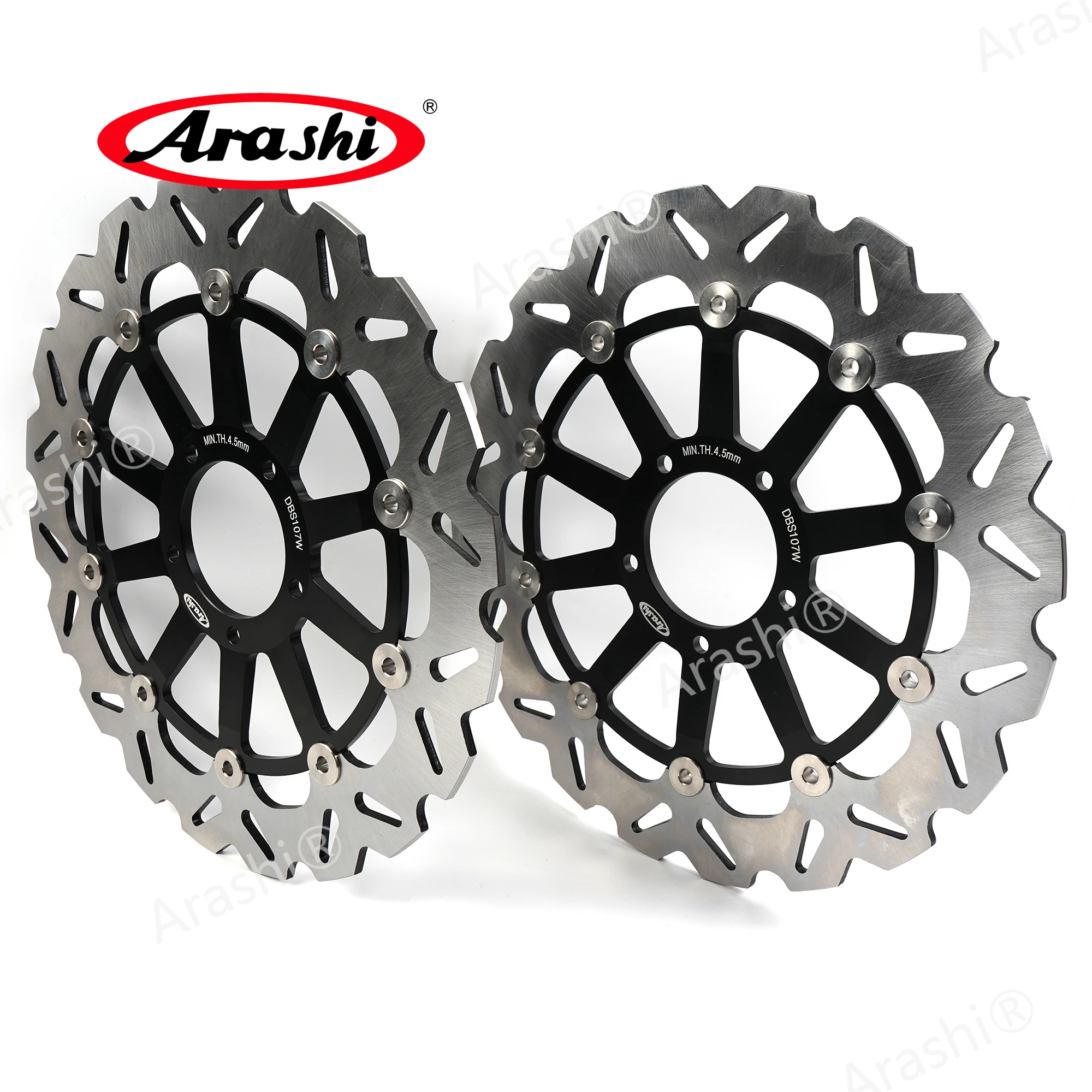ARASHI For DUCATI MONSTER STRIPE ABS 821 2015 2016 2017 Motorcycle CNC Front Brake Rotors Disc Floating Disks | Автомобили и