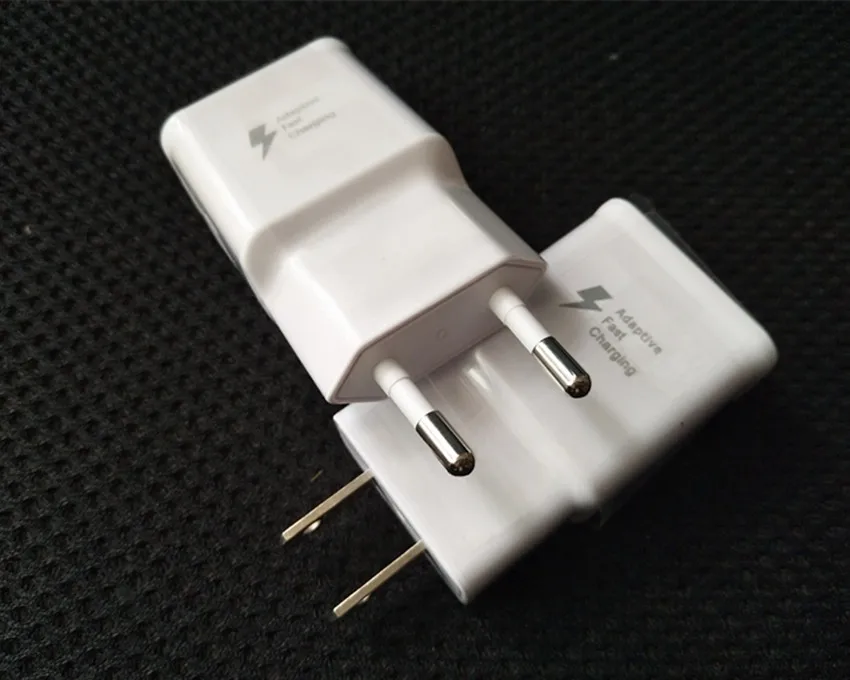 500 шт./лот 9V 1.67A 5V 2A US/EU Plug Быстрая зарядка USB адаптер для путешествий настенное