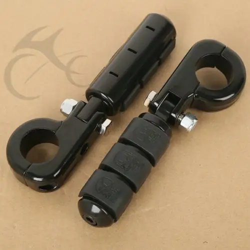 

Motorcycle Anti Vibration Rubber Pedals Foot Pegs Mounting For Harley Touring Road King