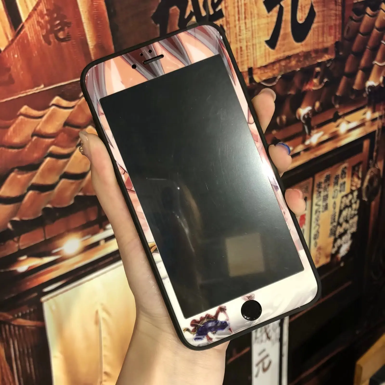 Защитная пленка из закаленного стекла с мультяшным рисунком для iPhone 8 7 6 6s Plus