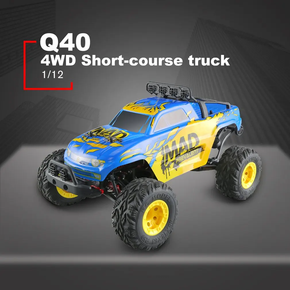 JJR/C Q40 1/12 4WD короткий ход 40 км/ч высокоскоростной Радиоуправляемый автомобиль