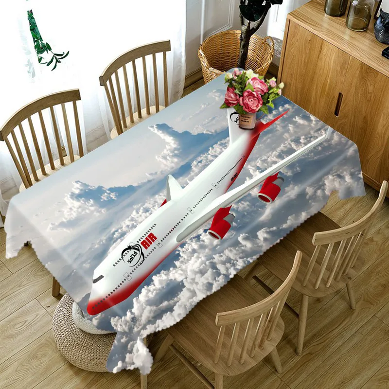Tablecloth silver car 3D printed Table Cover Dining Customizable Cloth High Quality Home Decoration | Дом и сад