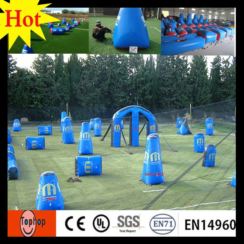 Надувной бункер для страйкбола Пейнтбол аренды уличные барьеры игры 0 7 мм ПВХ