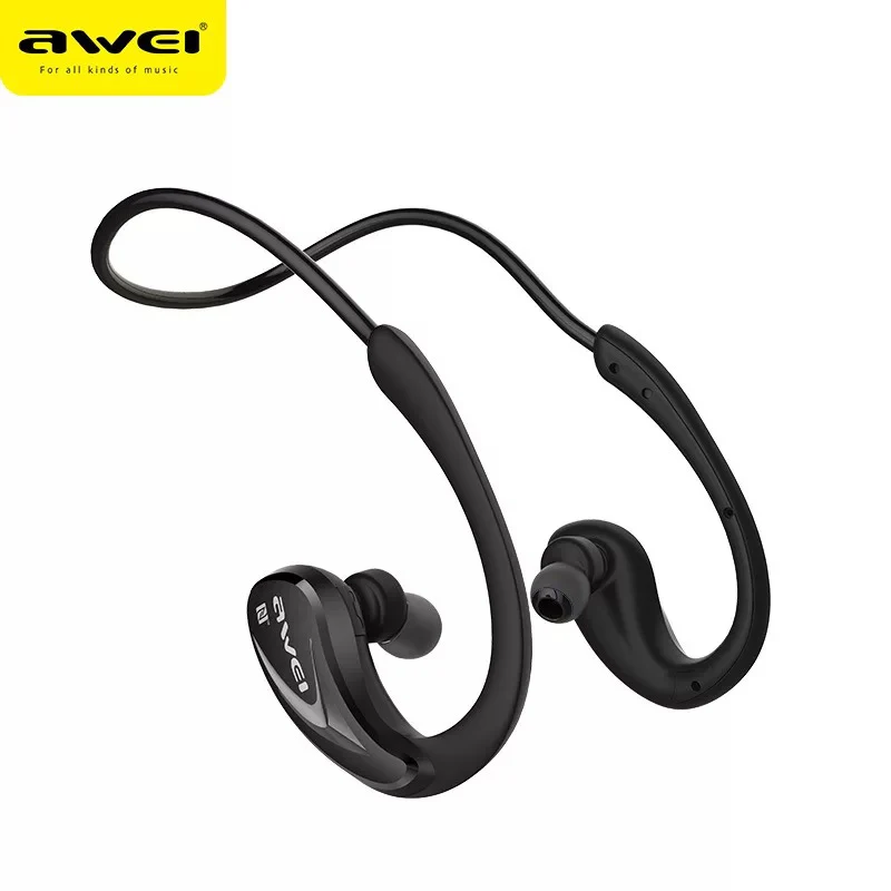 Awei A880bl спортивные Bluetooth наушники беспроводные с микрофоном Шумоподавление для