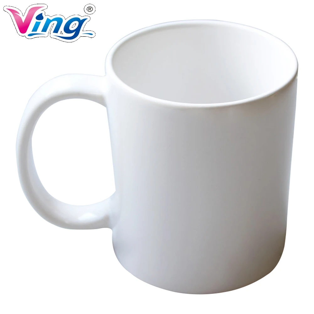 10*36 шт/коробка оптового заказа чисто белые кружки Класс 11OZ сублимация с покрытием