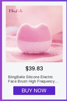 BlingBelle Мягкая силиконовая Очищающая щетка для лица для мытья высокочастотного лица Usb зарядка силиконовый массажер для кожи лица уход