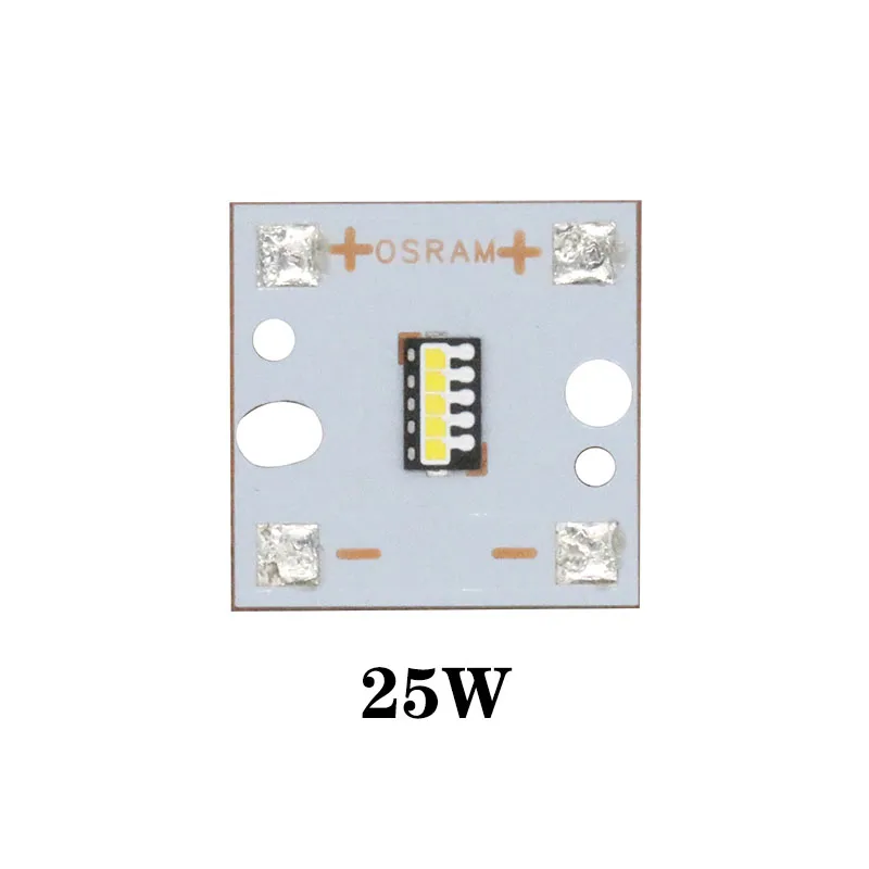 10 шт. Osram лампы 5 Вт 10 Вт 15 Вт 20 Вт 25 Вт высокой мощности Светодиодный светильник супер яркий 6500 к светодиодный бисер PCB трубки для автомобильные передние фары DIY - Emitting Color: 25W 10pcs LED PCB