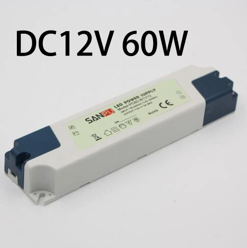 DC12V 60W Viktorovna светодиодный драйвер адаптера питания переменного тока 110 В 220 В к DC 24 в 12 В светодиодный трансформатор освещения для 5050 3528 Светодиодные полосы лампы - Цвет: DC12V 60W