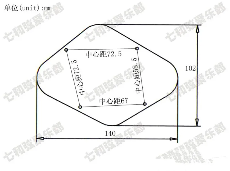 Черная накладка на гитару Pickguard переключателя селекторная Накладка для защиты от