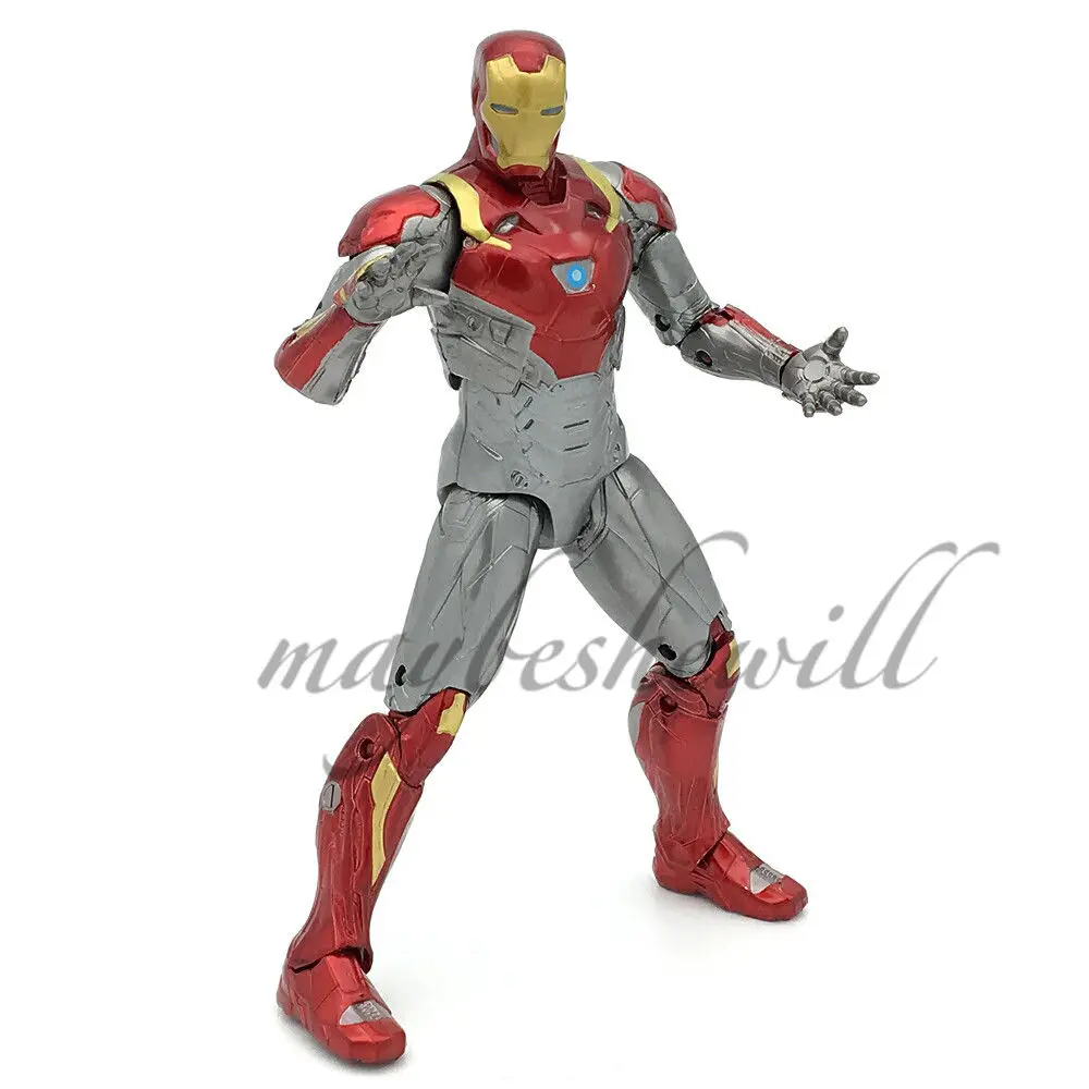 7 дюймов комиксы Marvel Железный человек MK47 Коллекционная ПВХ аниме фигурка &quotTony Stark