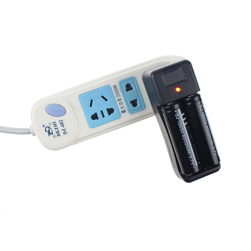 Универсальное двойное зарядное устройство для литиевой батареи AC 100 240V 4 2 V 18650 16340