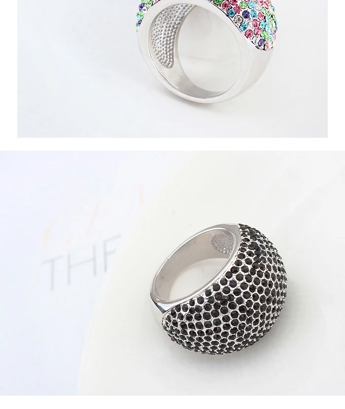 Malanda Новые круговой кристаллами от Swarovski великолепные Кольца для Для женщин Мода Серебро Золото Цвет Роскошные свадебные ювелирные изделия кольца подарок